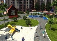 تجهیزات تفریحی شهربازی پارک تفریحی در فضای باز کودکان برای بازی کودکان
