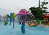 پارک تابستانی پارک استخر شنا هشت پا اسپری Aqua Park تجهیزات با فایبر گلاس