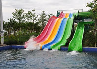 فایبر گلاس رنگ آمیزی آب اسلاید در فضای باز چند لاین برای مسابقه