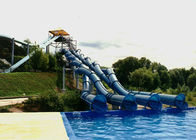 بزرگ بچه ها Aquaslide فایبر گلاس استخر اسلاید سرعت بالا تجهیزات سرگرمی محبوب