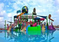 سرسره بازی بزرگ آبی بزرگسالان فایبرگلاس Aqua Playground Water Water