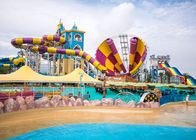 زمین بازی اسلاید آب Super Boomerang برای پارک تفریحی 1 ساله Wagrranty