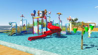 تجهیزات بازرگانی Kid Water Park Design Fibreglass Pool بازی آب تجهیزات