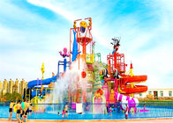 سرسره های آبی استخر شنای رنگارنگ Aqua Playground
