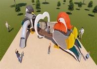 سرسره های تونل فولادی ضد زنگ زمین بازی برای پارک زمین بازی کودکان