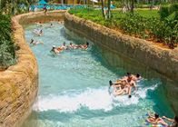 پارک آب غول پیکر با ورزش آب شناور رودخانه تنبل. عمق 1 متر عمق 3-4 متر عرض
