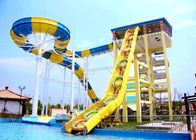 آب های سفارشی Boomerang Slides تجهیزات تجاری پارک آب و تجهیزات برای بزرگسالان