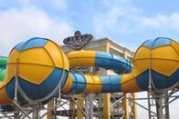 زمین بازی اسلاید آب Super Boomerang برای پارک تفریحی 1 ساله Wagrranty