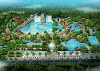 طراحی پارک آبی فایبرگلاس سرسره آبی پارک آبی تفریحی سفارشی